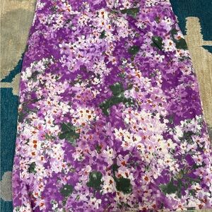 J. Crew Water Color Floral skirt.